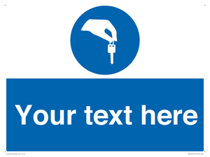 Custom Mandatory Keys Sign